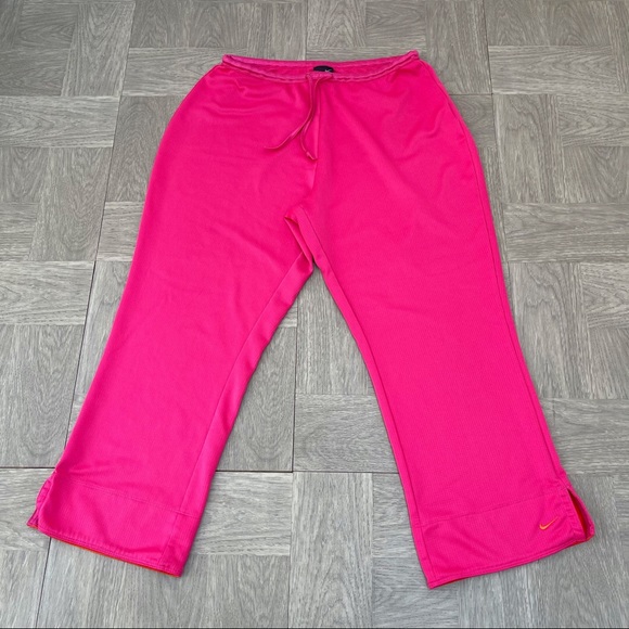 Nike Sphere Dry capris medium pink pants - Picture 1 of 5